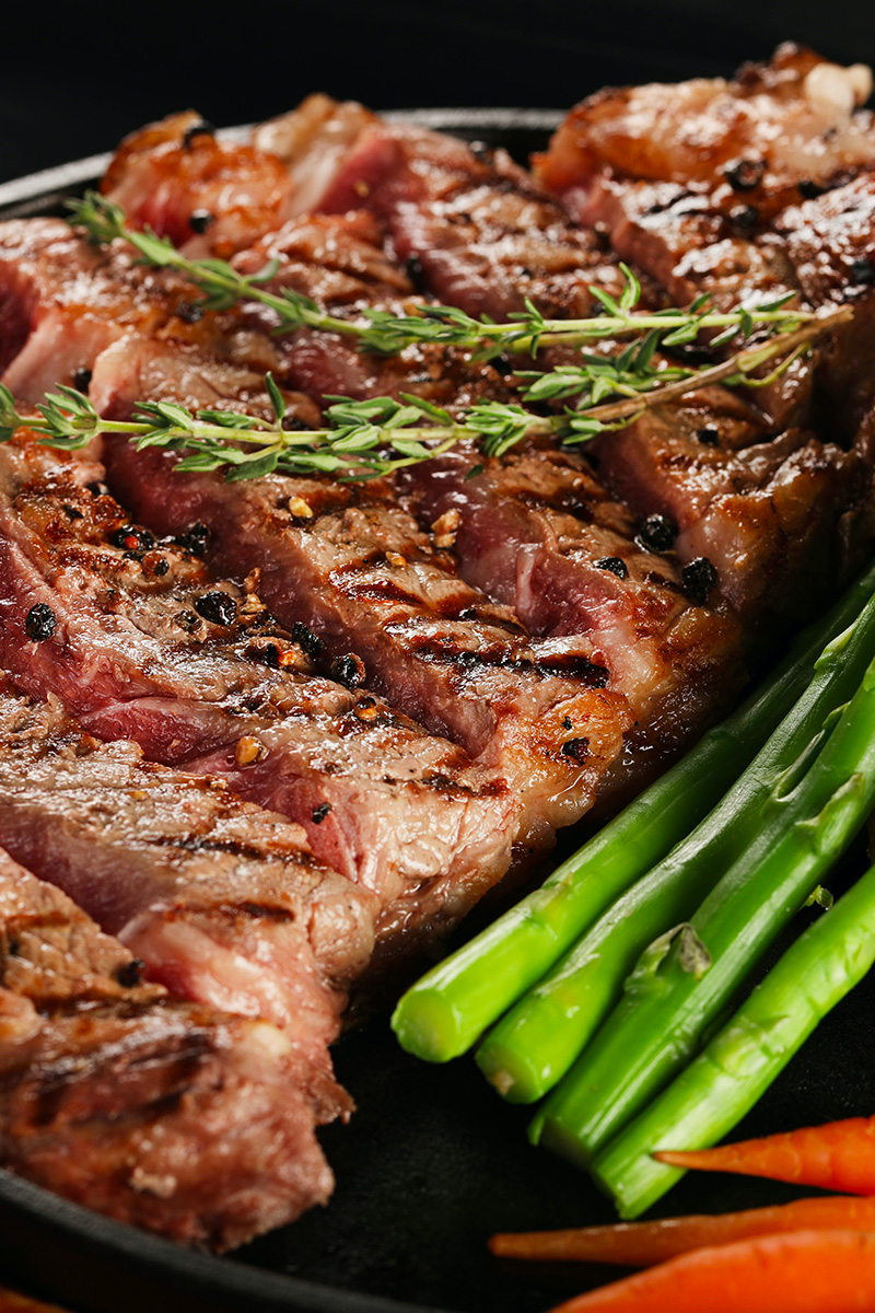 bœuf cuisiné avec la vodka summum piment d'Espelette