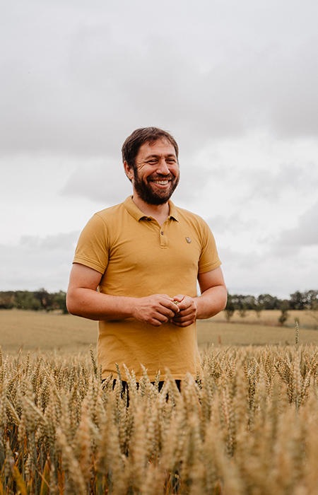 Ludovic Etourneau, agriculteur certifié en agriculture biologique